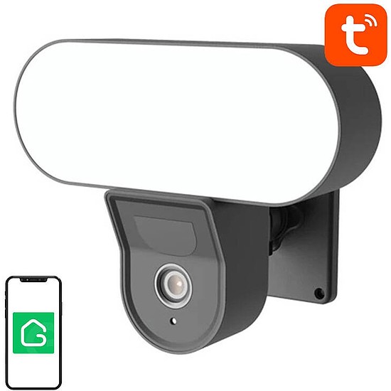 Gosund IPC3 Wi-Fi-s intelligens kültéri kamera reflektorral, IP65
