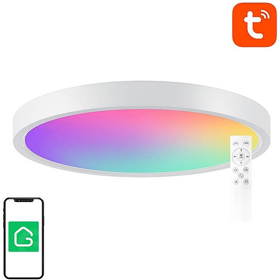 Gosund LB12 WiFi/Bluetooth intelligens mennyezeti lámpa, 1920lm, 30cm, 16M, Tuya + távirányító