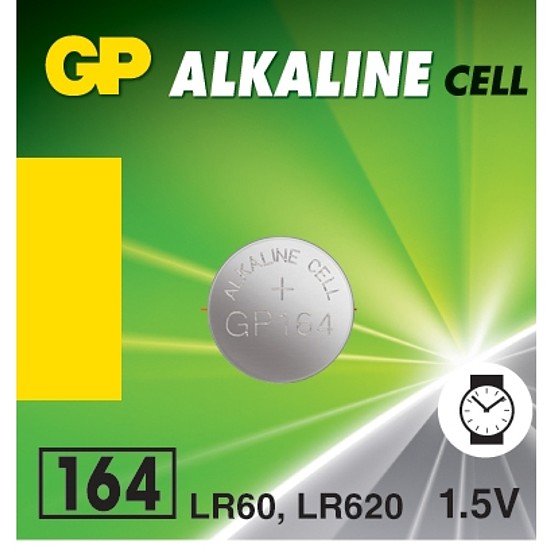 GP 164 gombelem 1,5V alkáli AG1 LR60/LR620