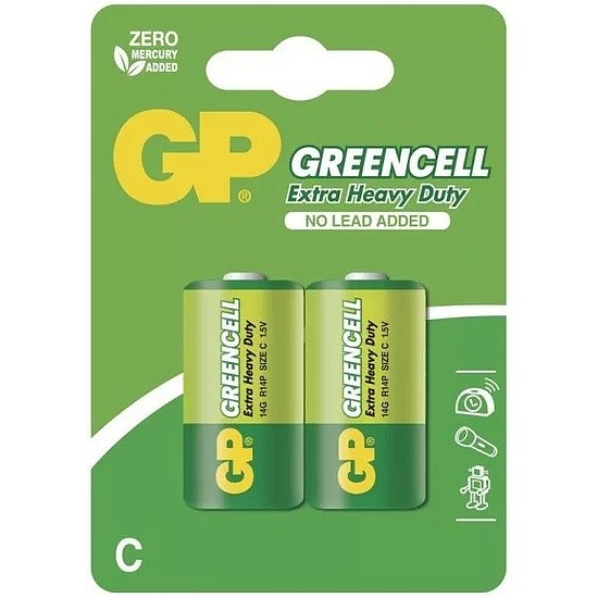 GP greenCell baby elem C 2 db/bliszter LR14 14GOC2 DARABÁR!