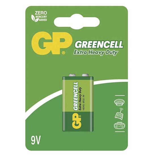 GP Greencell elem 9V féltartós bliszteres 6F22 GP1604GC1