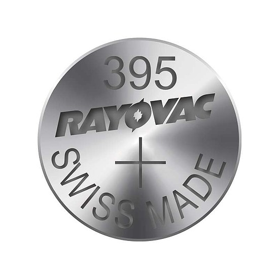 GP Rayovac 395 gombelem ezüst-oxid 1,55V SR57/V395/399/SR927 DARABÁR!!