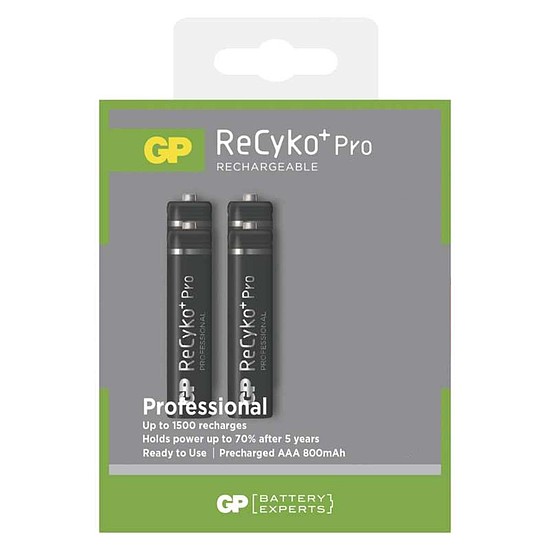 GP Recyko Pro HR3/AAA 800mAh tölthető akkumulátor 2db/bliszter, DARABÁR!!!