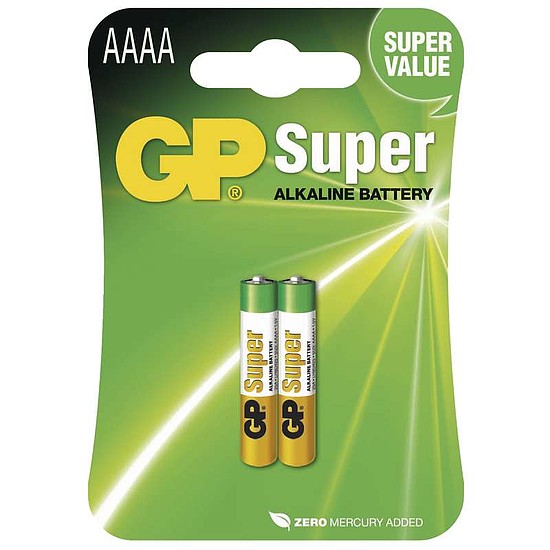 GP Super 25AAAA elem AAAA 1,5V alkáli 2 db/bliszter