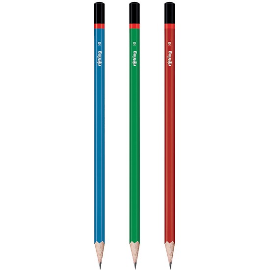 Grafitceruza, HB, hatszögletű, rOtring CORE, vegyes színben (NRR2090065)