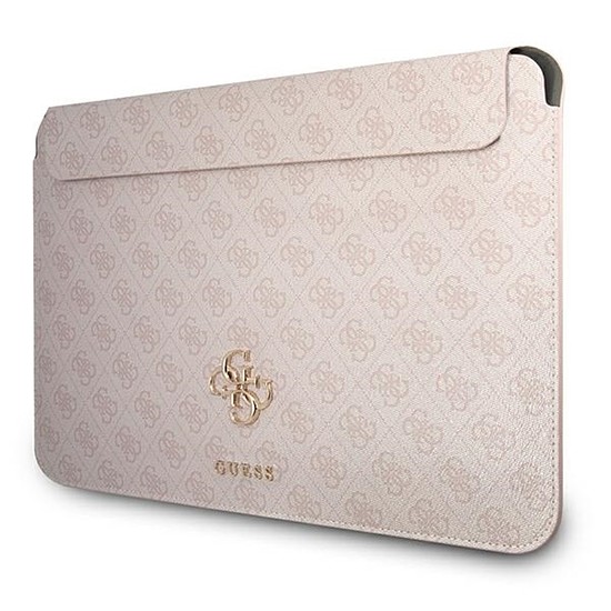 Guess 4G Big Metal Logó számítógépes tok - Notebook tok 13" rózsaszín (GUCS13G4GFPI)