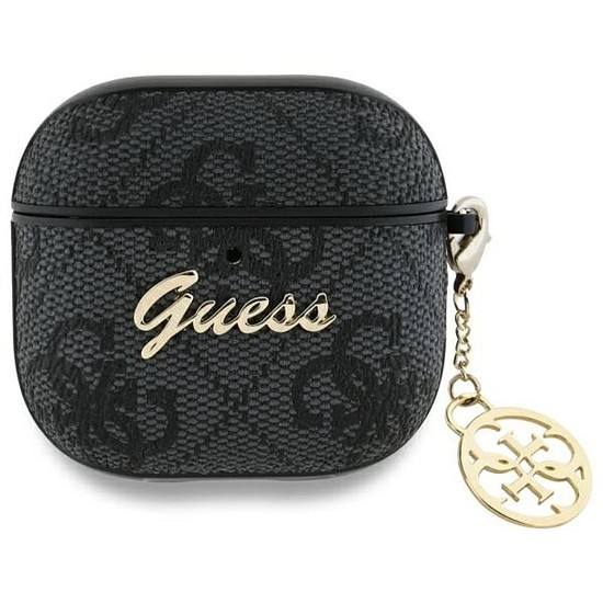 Guess 4G Charm Collection - AirPods 4 tok fekete (GUA4G4GSMK)