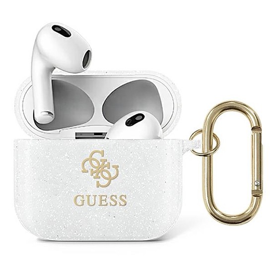 Guess 4G Glitter - Airpods 3 tok átlátszó (GUA3UCG4GT)