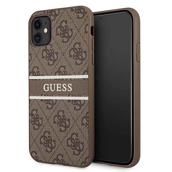 Guess 4G Printed Stripe - iPhone 11 tok barna (GUHCN614GDBR)