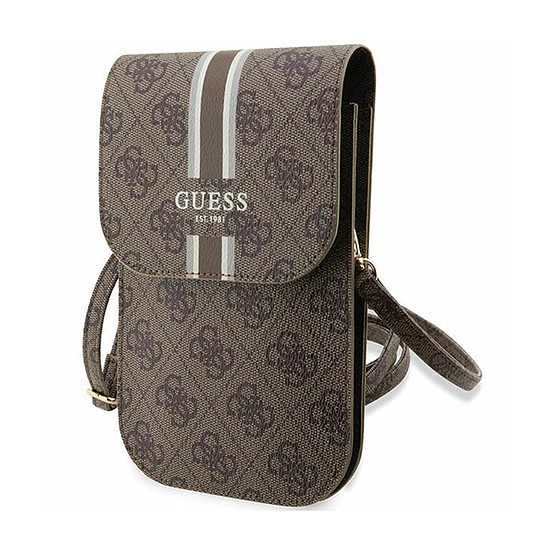 Guess 4G Stripes - Crossbody telefontáska barna (GUWBP4RPSW)