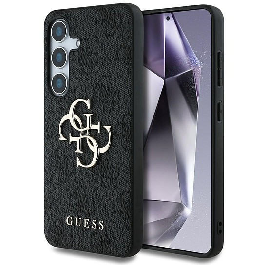 Guess Big 4G Logo Classic logós tok Samsung Galaxy S25 Plus készülékhez, fekete