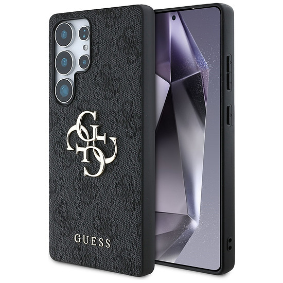 Guess Big 4G Logo Classic logós tok Samsung Galaxy S25 Ultra készülékhez, fekete