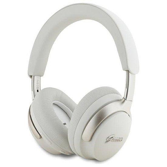 Guess Bluetooth ANC fejhallgató GUBHC22PSFCSME bézs/bézs fém szkript logóval