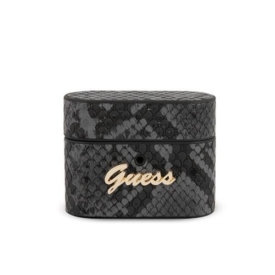 Guess GUACAPPUNSSMLBK AirPods Pro borító fekete/fekete Python Collection