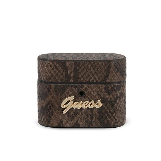 Guess GUACAPPUSNSMLBR AirPods Pro borító barna/barna Python Collection