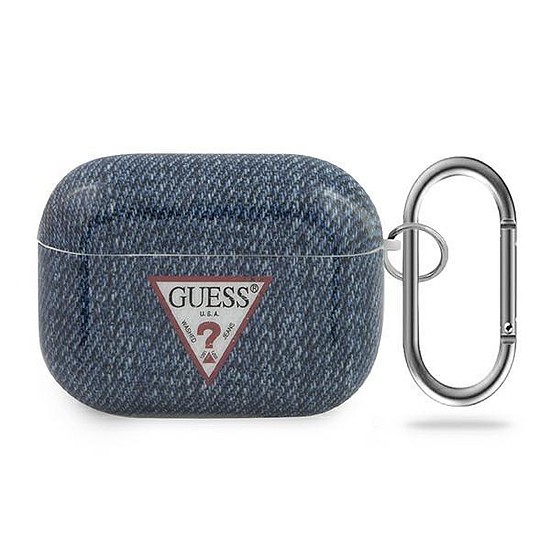 Guess GUACAPTPUJULDB AirPods Pro borító sötétkék/sötétkék Jeans Collection