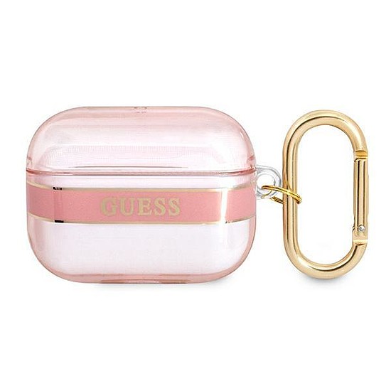 Guess GUAPHHTSP AirPods Pro borító rózsaszín/rózsaszín pántkollekció