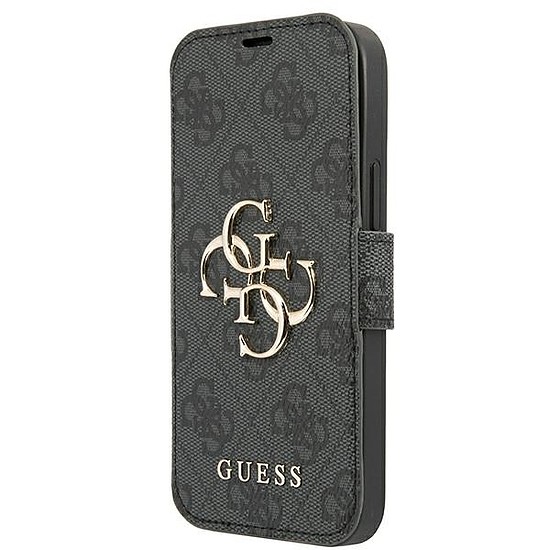 Guess GUBKP13L4GMGGR iPhone 13 Pro / 13 6.1" szürke/szürke book 4G Big Metal Logo