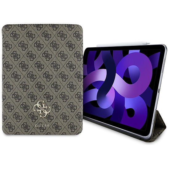Guess GUFC11RM24PS4SGW iPad Air 11" 2024 barna/barna mágneses 4G nagy logóval