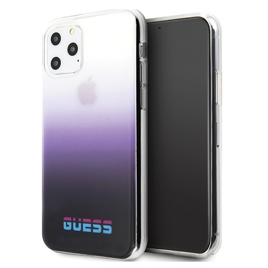 Guess GUHCN65DGCPI iPhone 11 Pro Max lila/gradiens lila kemény tok California
