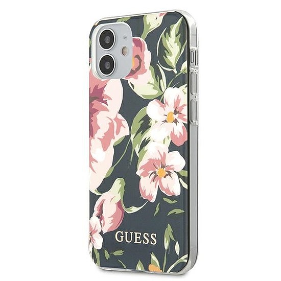 Guess GUHCP12SIMLFL03 iPhone 12 mini 5.4" navy/navy N3 Flower Collection