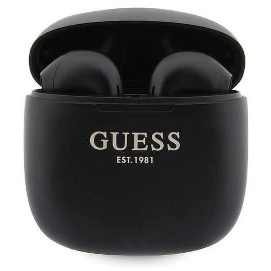 Guess GUTWST26PSK TWS Bluetooth fejhallgató + dokkoló - fekete Classic EST logó