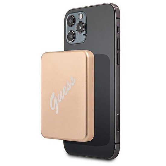 Guess Induktív Power Bank 5W GUPBMSVSLG 3000mAh arany/arany MagSafe