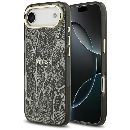 Guess Python mintás MagSafe tok iPhone Airhez - fekete