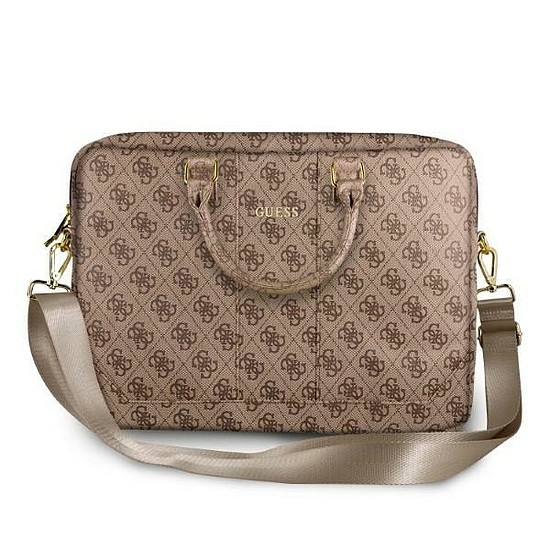Guess Torba GUCB154GB 16"-os bronz/barna 4G Uptown