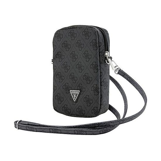 Guess Zip 4G Triangle - Telefontáska fekete (GUWBZP4GFTSK)
