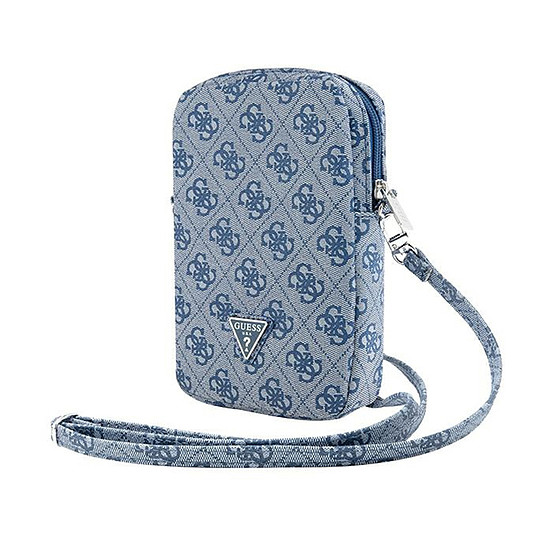 Guess Zip 4G Triangle - Telefontáska kék (GUWBZP4GFTSB)
