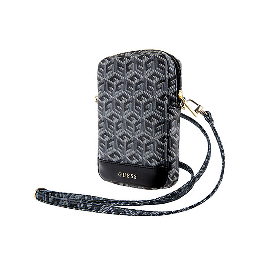 Guess Zip GCube Bottom Stripe - Telefontáska fekete (GUWBZPGCSPGK)