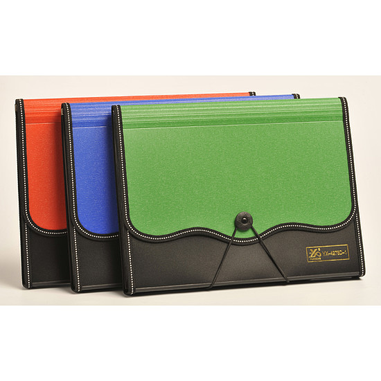 Gumis harmonikatáska A4 13 részes műanyag/megszűnt