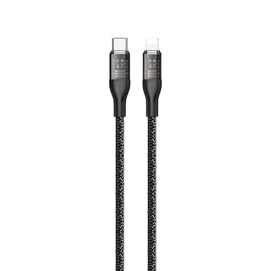 Gyorstöltő kábel 30W 1m USB-C - Lightning Dudao L22 - szürke