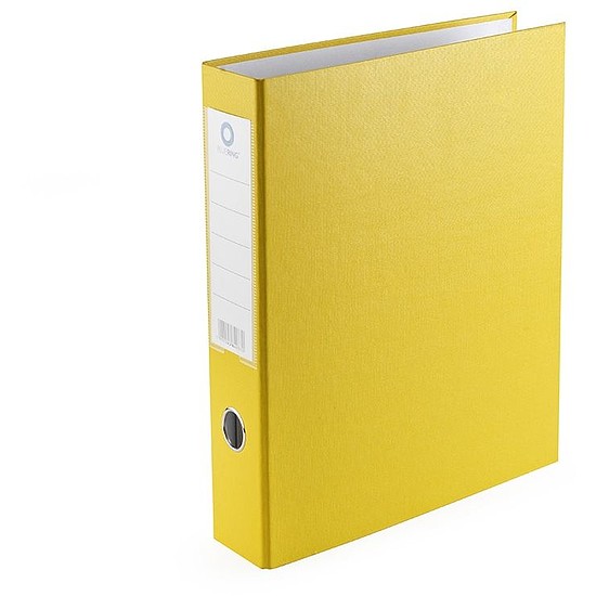 Gyűrűskönyv A4 4 gyűrűs 65 mm sárga