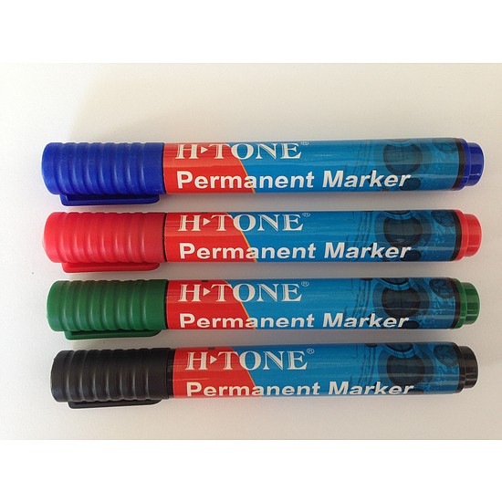 H-Tone alkoholos marker kerek hegy 3mm 4db-os készlet