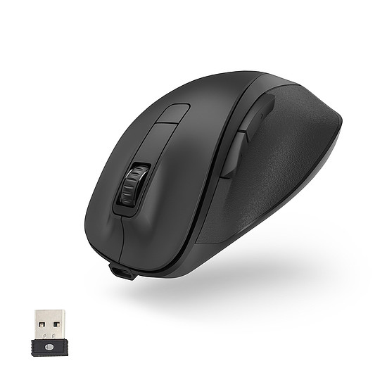 Hama MW-500 V2 vezeték nélküli egér akkumulátorral - fekete