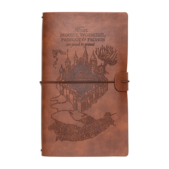 Harry Potter - Bőr utazófüzet 12x19,6 cm barna (CTBV001)