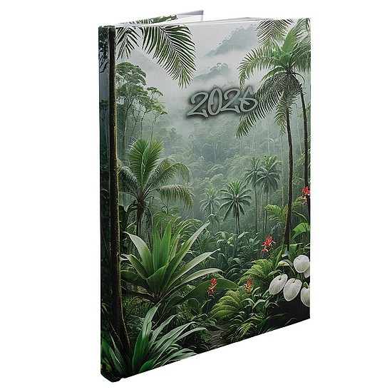 Határidőnapló 2026 REALSYSTEM Picture B/5 heti fehér lapos Tropical