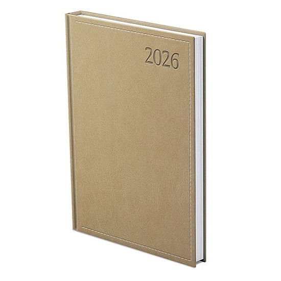 Határidőnapló 2026 TOPTIMER Traditional T011 B/5 heti fehér lapos bézs