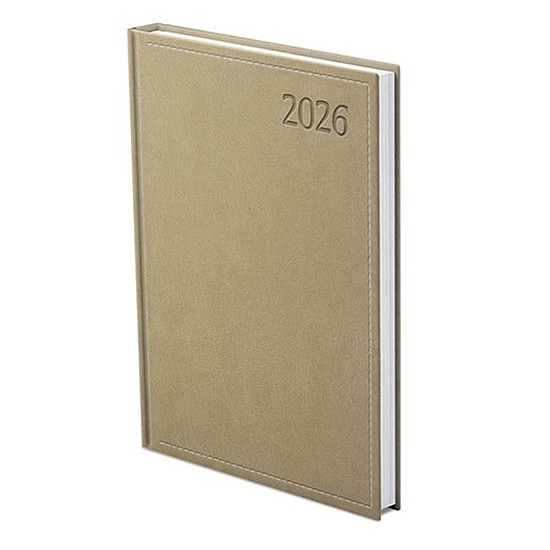Határidőnapló 2026 TOPTIMER Traditional T012 B/6 heti fehér lapos bézs