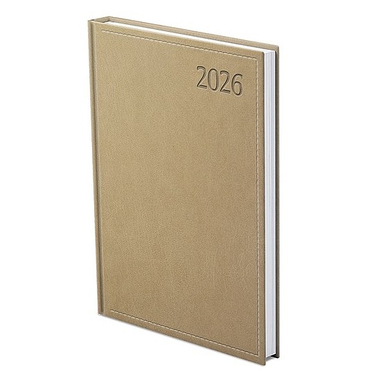 Határidőnapló 2026 TOPTIMER Traditional T015 A/5 heti fehér lapos bézs