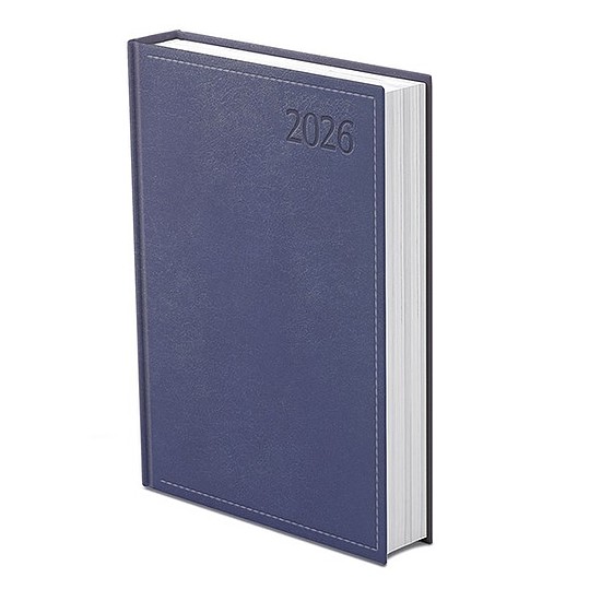 Határidőnapló 2026 TOPTIMER Traditional T020 B/5 napi fehér lapos kék