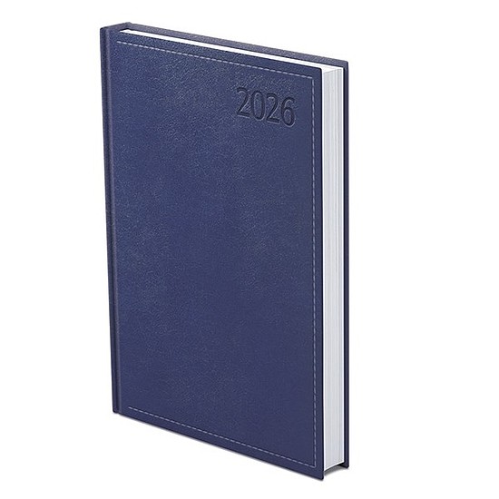 Határidőnapló 2026 TOPTIMER Traditional T022 B/6 napi fehér lapos kék