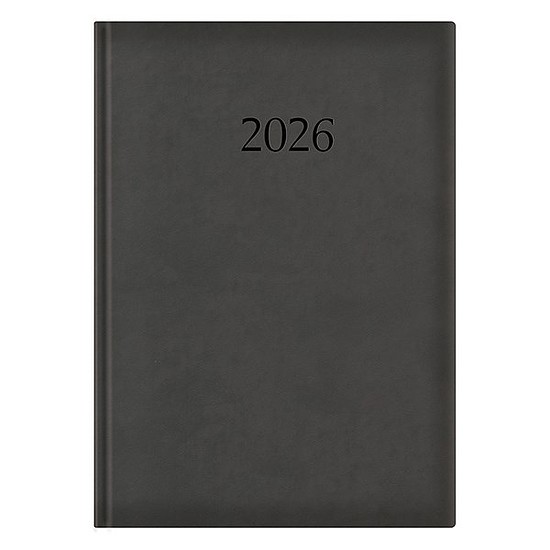 Határidőnapló 2026 TOPTIMER Wide W024 A/4 napi fehér lapos fekete