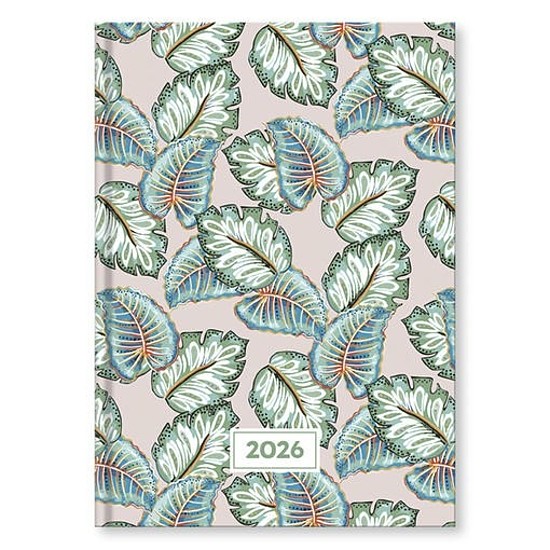 Határidőnapló 2026 VECTRALINE Color flexi leaves A/5 heti fehér lapos