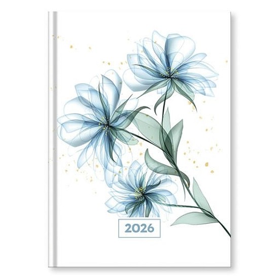 Határidőnapló 2026 VECTRALINE Mystic Blue secret A/5 heti fehér lapos