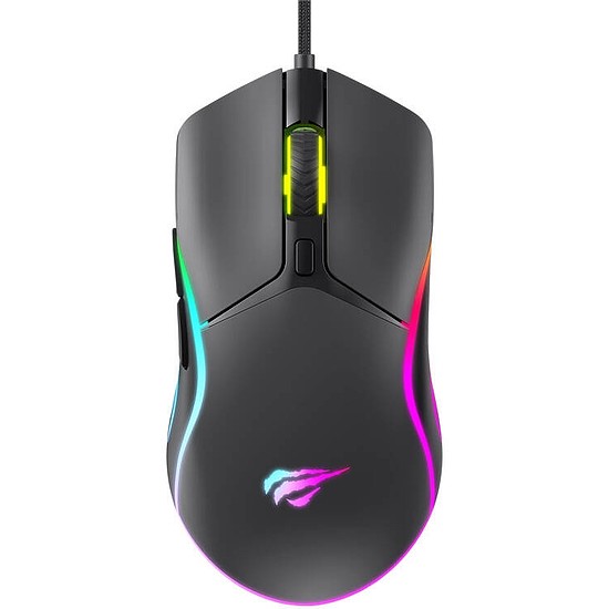 Havit MS1029 RGB vezetékes játék egér fekete (MS1029-black)