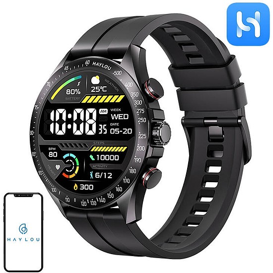 Haylou Solar Pro okosóra fekete (Solar Pro Black)