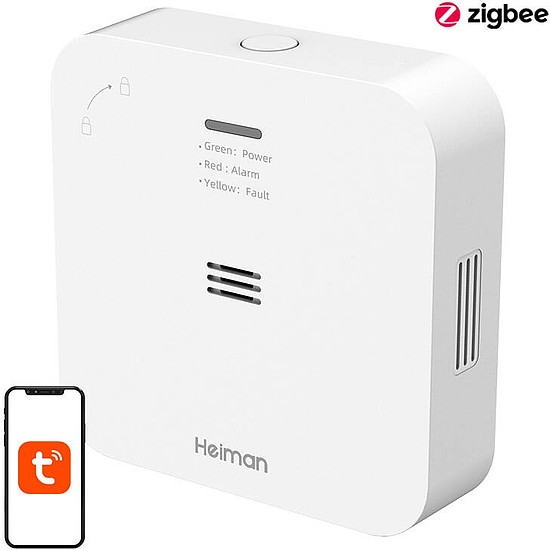 Heiman WS-720ES Tuya WiFi intelligens szén-monoxid-érzékelő